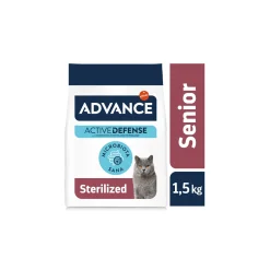 ADVANCE Affinity Sterilized - croquettes pour chats stérilisés Senior au poulet et à l'orge 1,5 kg^ Croquettes Pour Chat