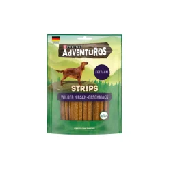 Adventuros Friandises PURINA Strips pour chiens au goût de cerf allégées en matières grasses 6 x 90 g^ Friandises