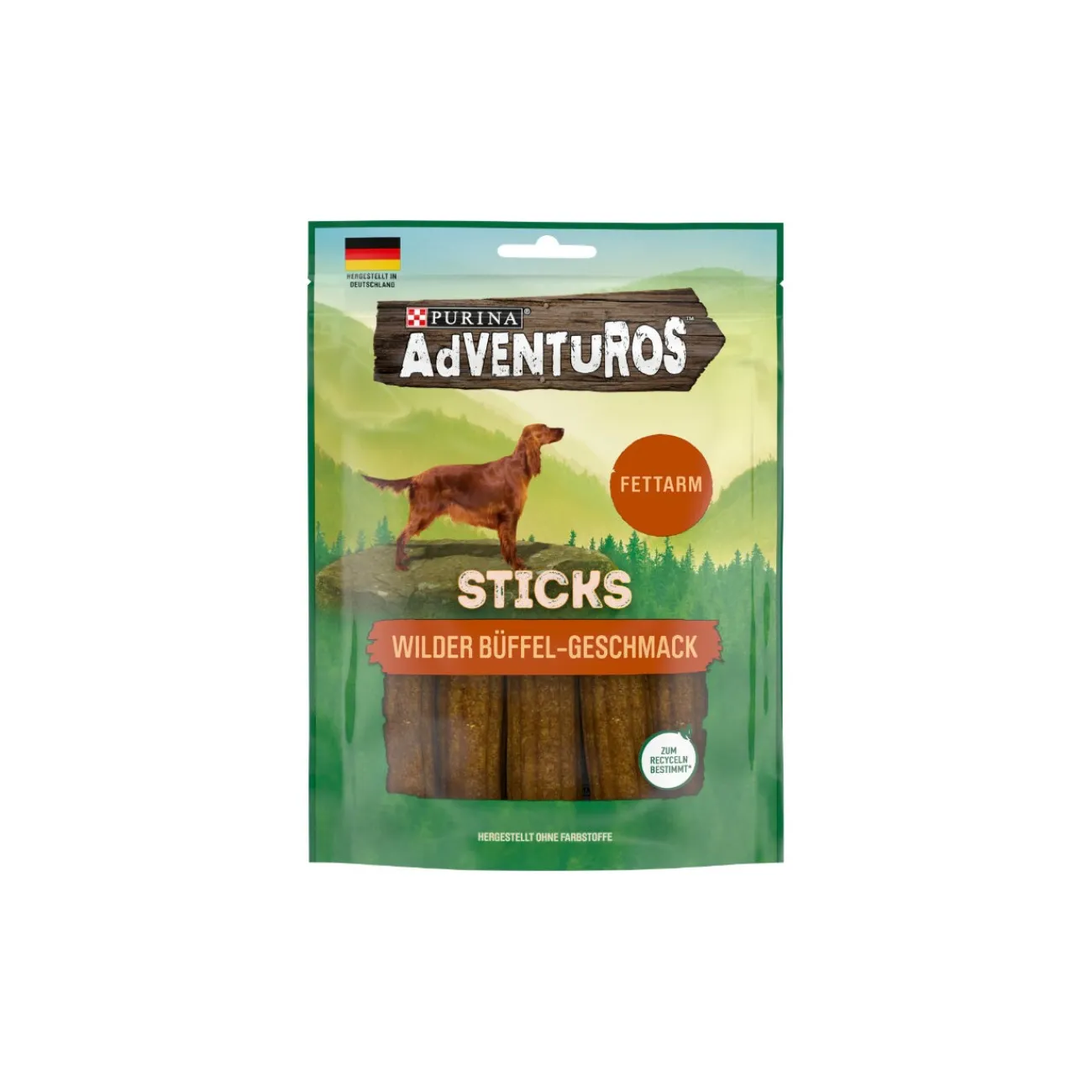Adventuros PURINA Friandises pour chiens au goût de buffle allégées en matières grasses 6 x 120 g^ Friandises