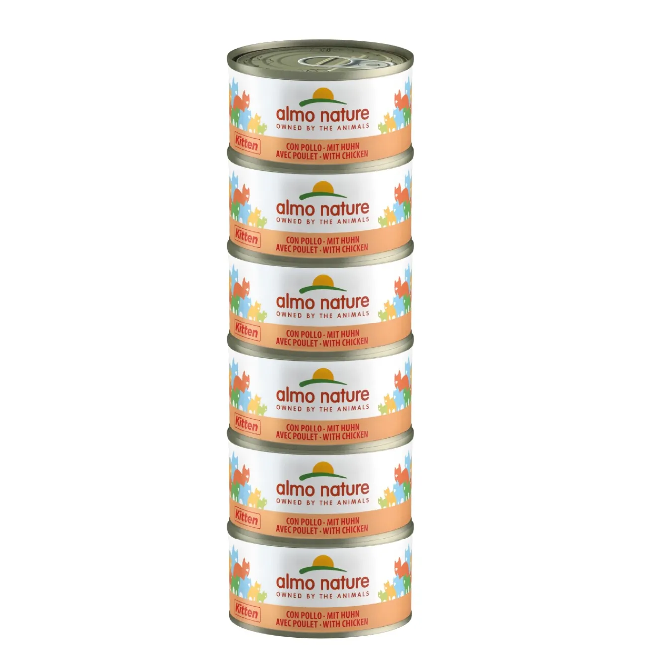 Almo nature Almo HFC 6x70g Poulet^ Nourriture