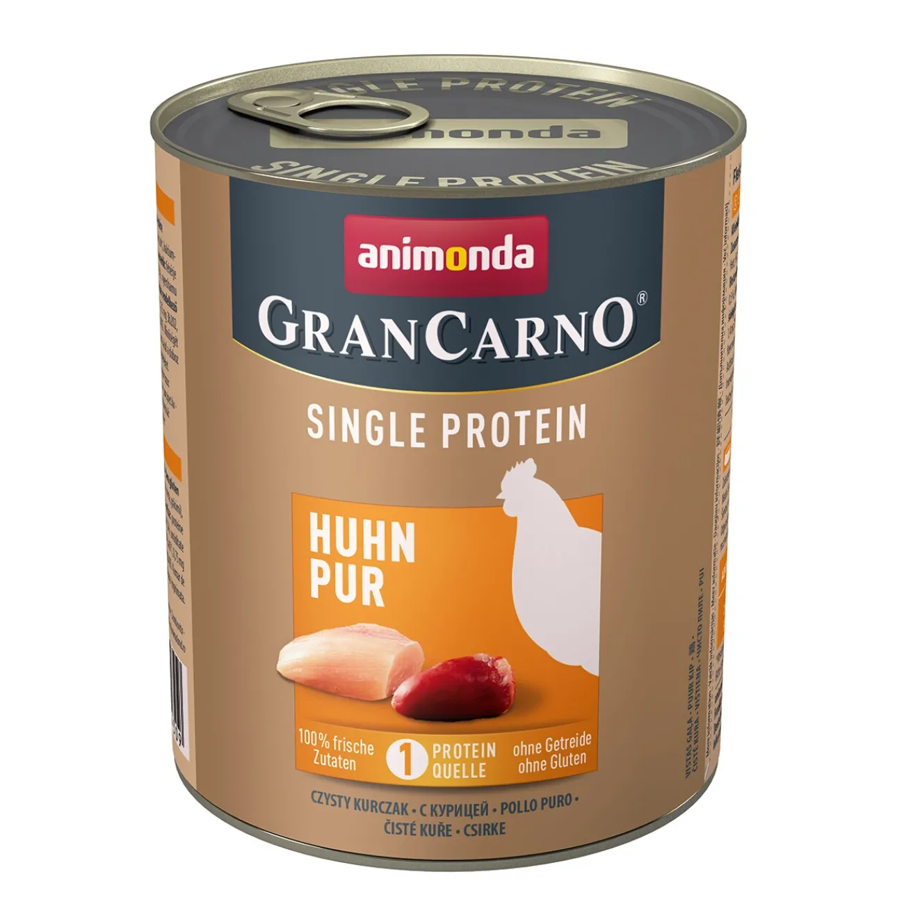 animonda GranCarno Adult Single Protein Pur poulet 6x800 g^ Nourriture Humide