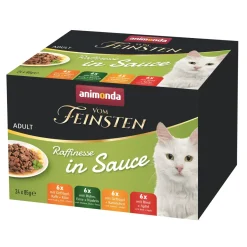 animonda Vom Feinsten Adult Raffinesse en Sauce Mixpack 24x85 g^ Nourriture Humide