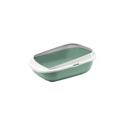 AniOne Bac à litière pour chat High Rim M menthe^ Bacs & Maisons De Toilette|Hygiène & Litières