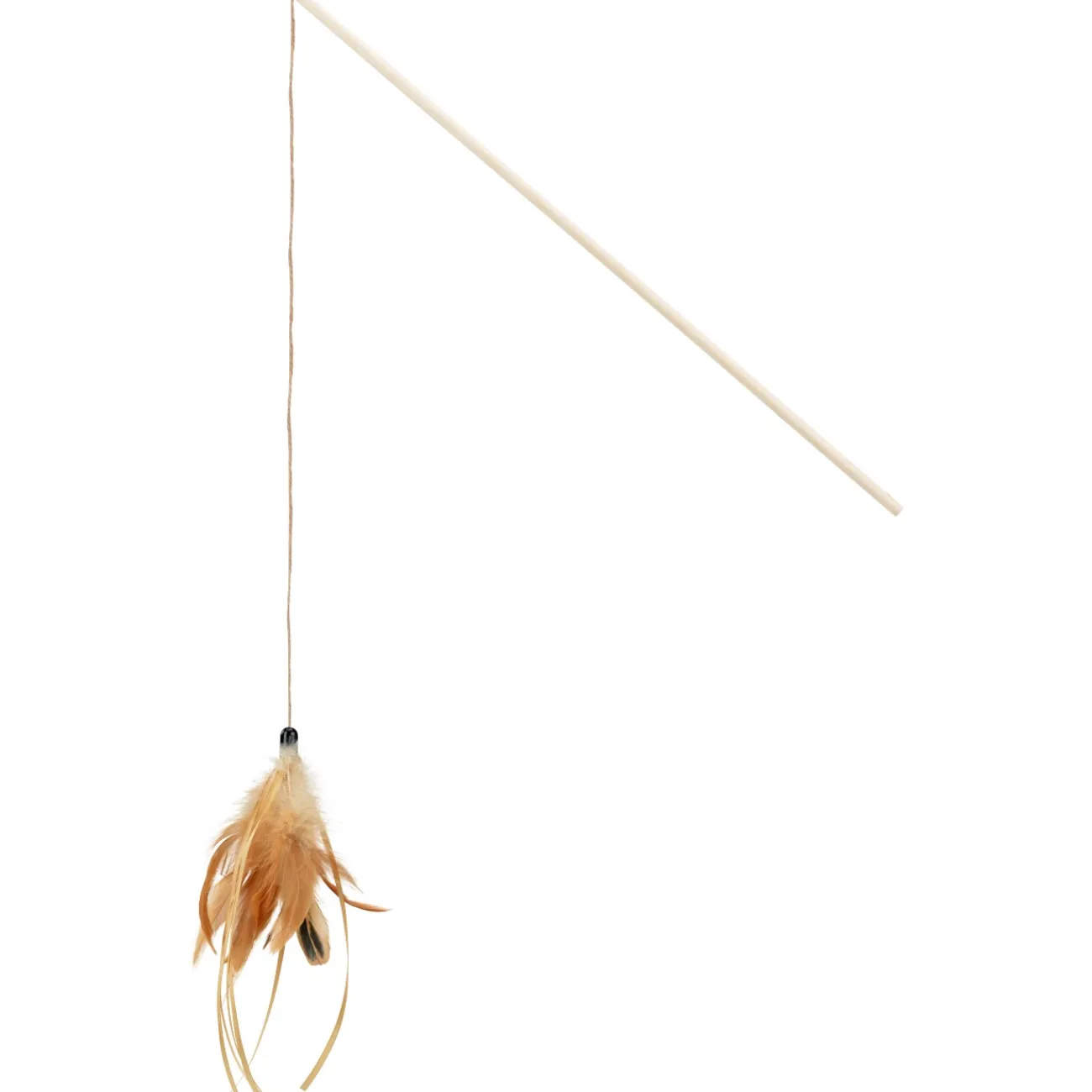 AniOne Canne à pêche jouet nature avec plumes^ Cannes À Pêche