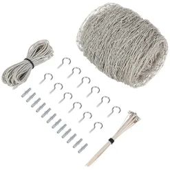 AniOne Filet de protection pour chat avec renfort de fil de fer 2 m, 6 m^ Filet De Protection