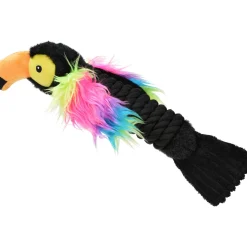 AniOne Jouet pour chien Toucan recouvert de corde M^ Dentition Et Soins Dentaires|Jouets