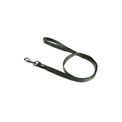 AniOne Laisse courte Classic en nylon vert foncé vert S^ Laisses|Promener Son Chiot