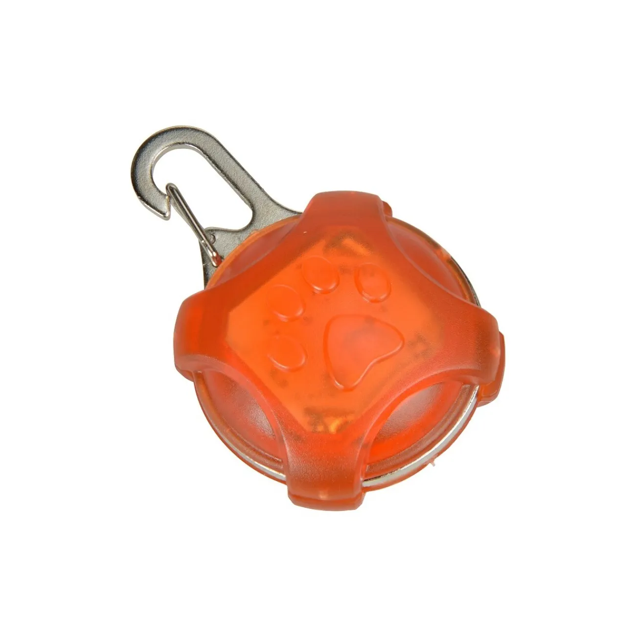 AniOne Pendentif clignotant à LED orange^ Securité Dans L'Obscurité|Promener Son Chiot
