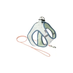 AniOne Pepe & Kitty Set pour chiots vert & abricot XXXXS^ Harnais Pour Chien|Laisses