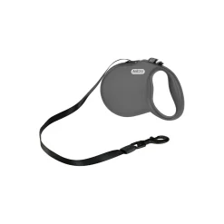 AniOne Sangle Basic pour laisse à enrouleur gris S^ Laisses|Promener Son Chiot