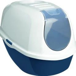 AniOne Toilettes pour chat Mega Smart Cat bleu^ Bacs & Maisons De Toilette