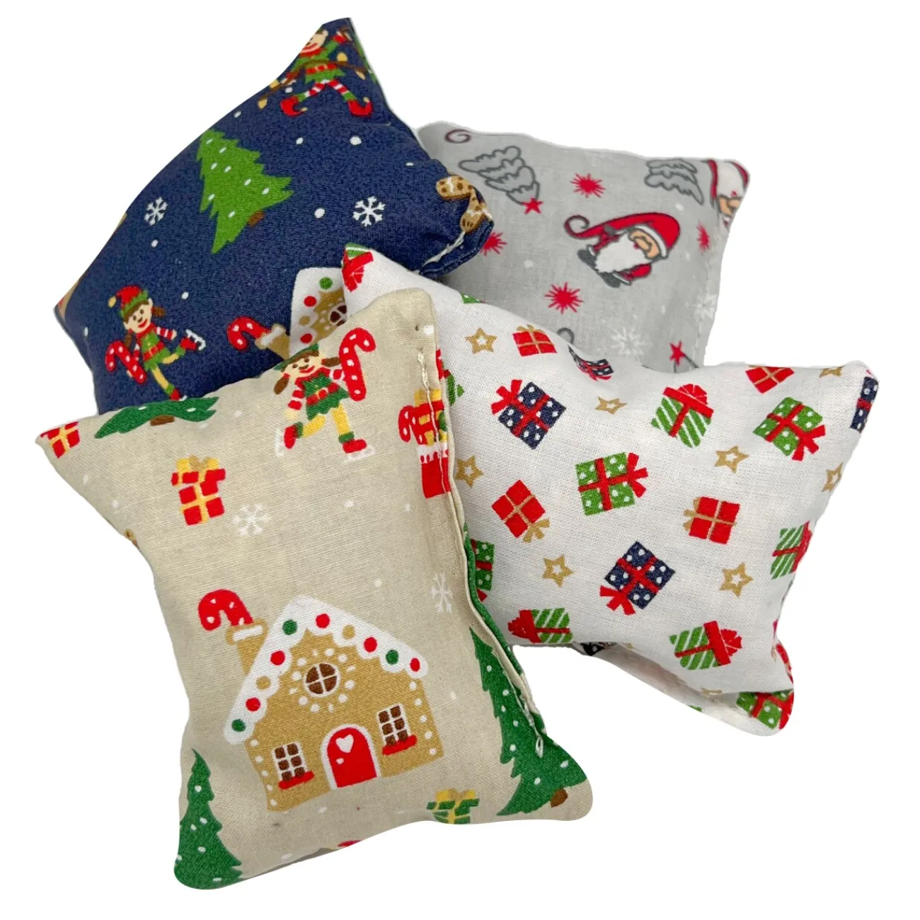 Aumüller Coussin de jeu Bonhomme de neige, lot de 2^ Jouets Valériane & Catnip