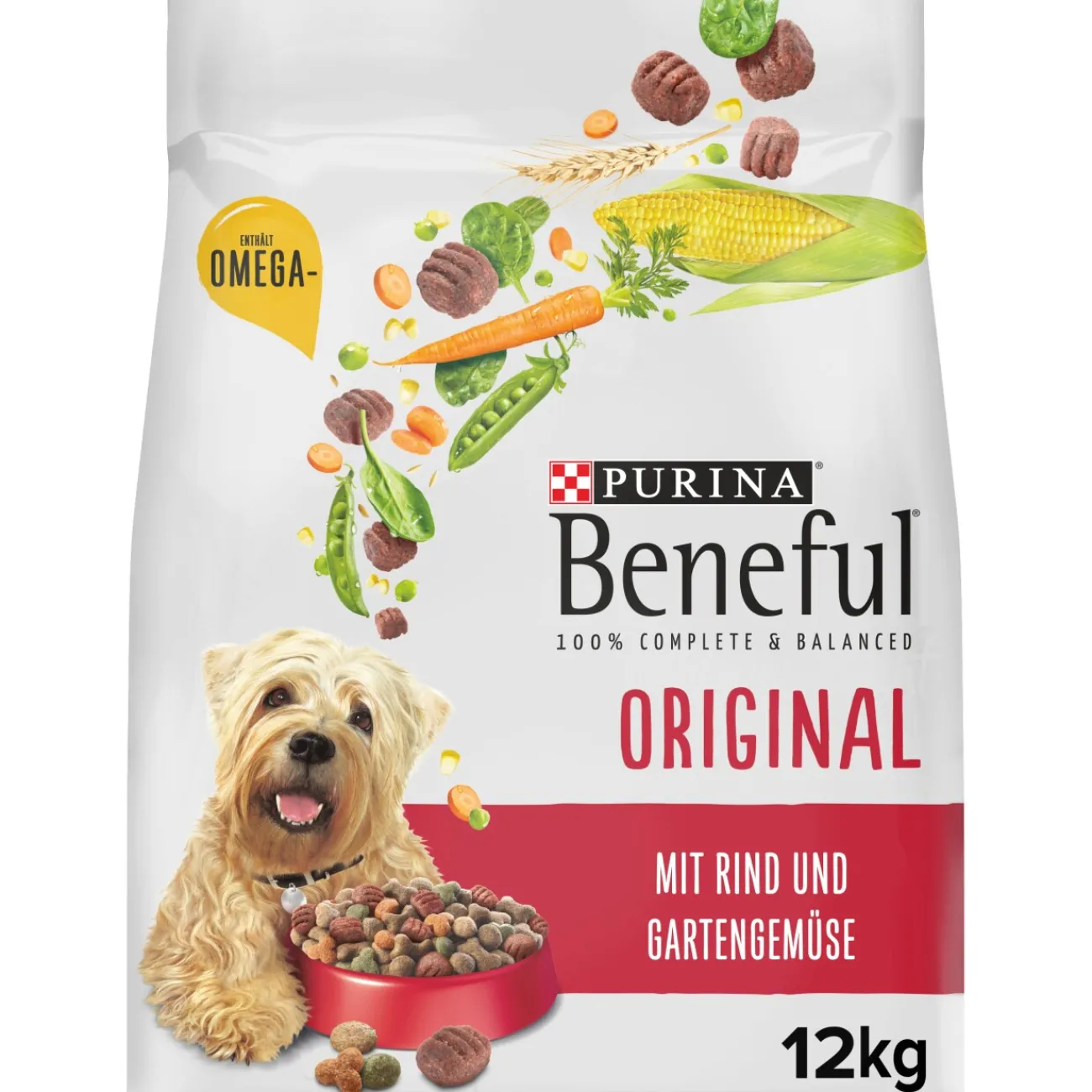 Beneful Purina Original au bœuf et aux légumes du jardin 12 kg^ Croquettes