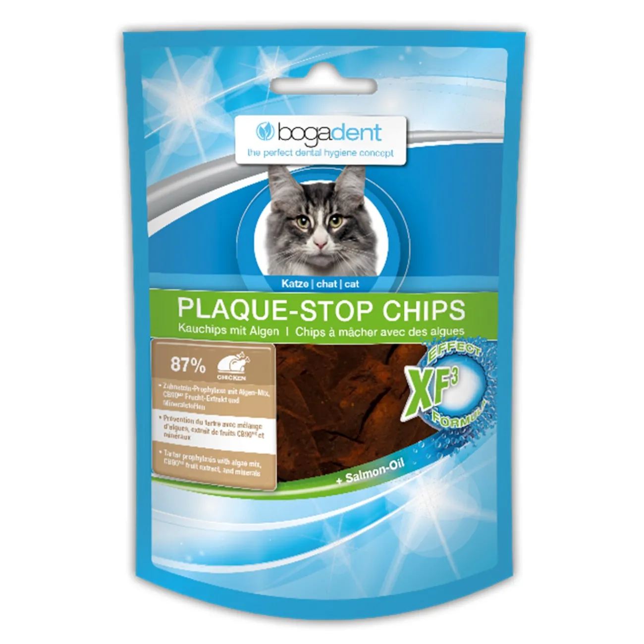 Bogadent Plaque-Stop Chips chat 50 g Poulet^ Friandises