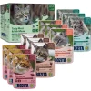 BOZITA Nourriture humide pour chat Adult bouchée en gelée avec poisson et viande Multibox 12 x 85 g^ Nourriture Humide
