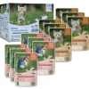 BOZITA Nourriture humide chat Bouchées en sauce au poisson et à la viande Multibox 12 x 85 g^ Nourriture Humide|Nourriture