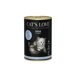 CAT'S LOVE Nourriture humide chat junior Veau 6x400 g^ Nourriture Humide|Nourriture
