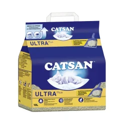 CATSAN Litière agglomérante Ultra plus 10 l^ Litière Pour Chat