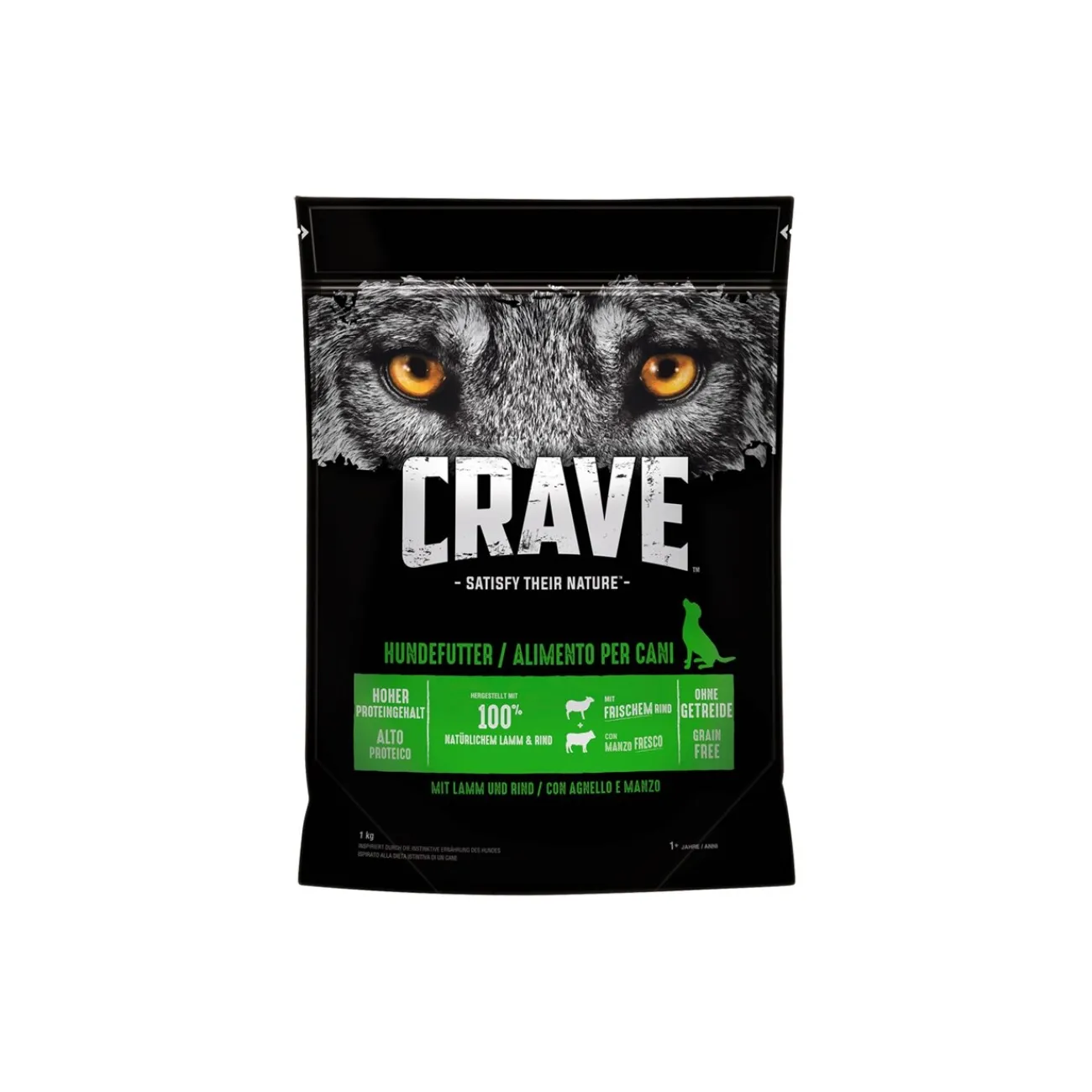 CRAVE à l’agneau et au boeuf 1 kg^ Croquettes