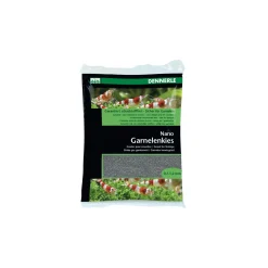 DENNERLE Nano gravillons à crevettes 2 kg gris^ Substrat