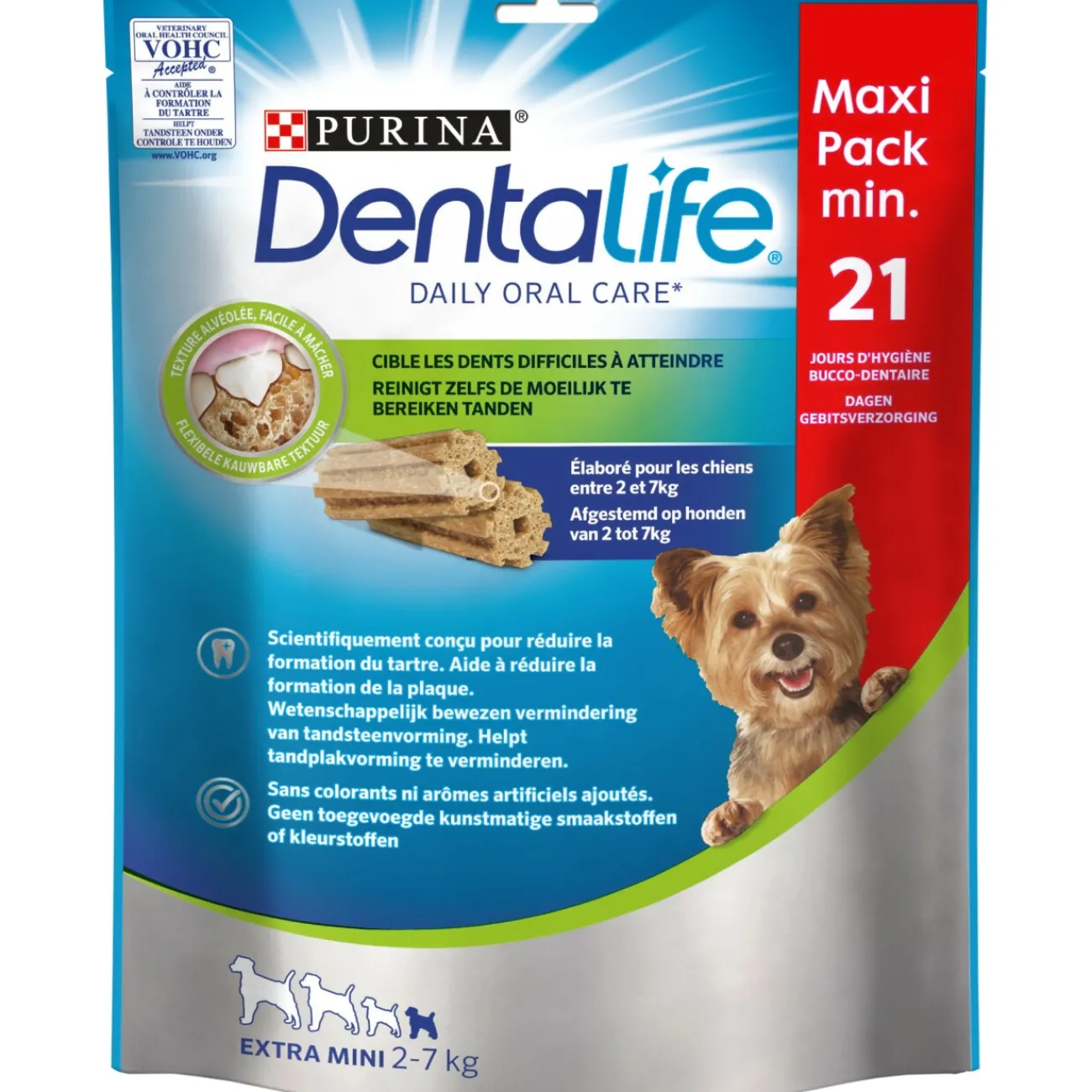 DentaLife PURINA Extra Mini - Maxi Pack - pour chiens de très petite taille - 207 g^ Friandises