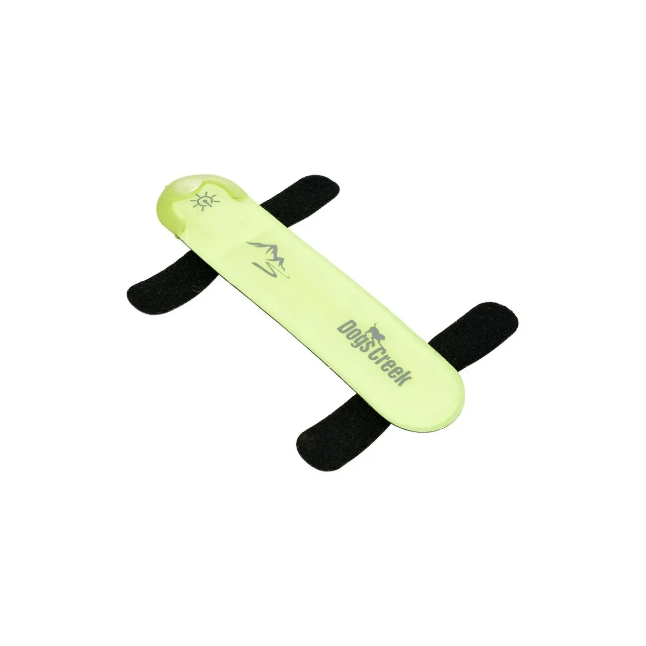 Dogs Creek Autocollant lumineux velcro Kuma jaune^ Securité Dans L'Obscurité