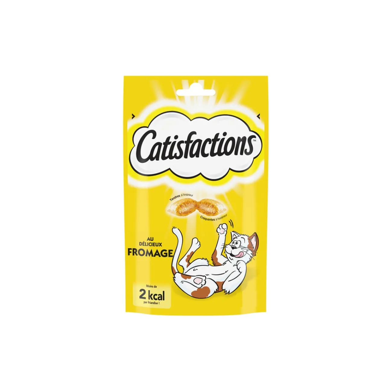 Dreamies CATISFACTIONS Friandises au fromage pour chat et chaton 180 g^ Friandises