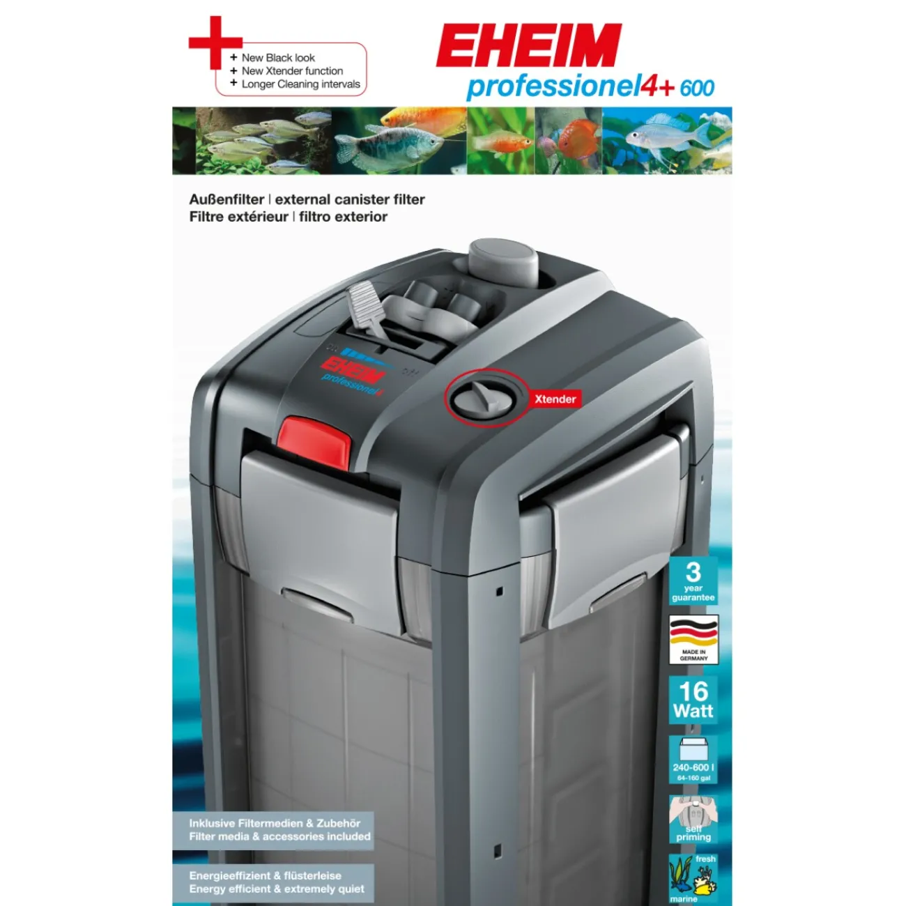 EHEIM professionnel 4+ 600^ Filtre