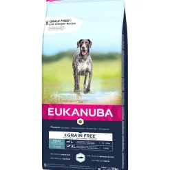 EUKANUBA sans céréales au poisson pour grandes races 12 kg^ Croquettes
