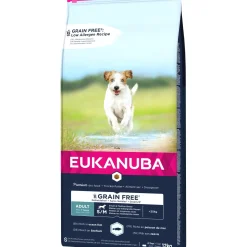 EUKANUBA sans céréales au poisson pour les races de petite et moyenne taille 12 kg 12 kg^ Croquettes