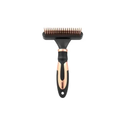 Europet Bernina Râteau de démêlage NOIR à dents rotatives doubles^ Soins De Pelage|Soins Du Pelage