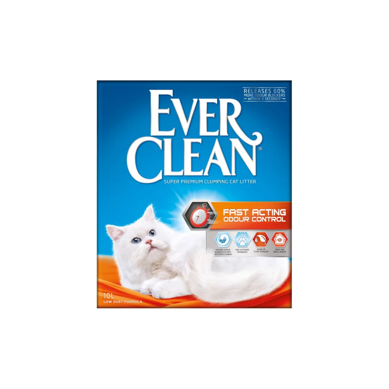 Ever Clean Litière agglomérante Fast Acting Odour Control 10 l^ Litière Pour Chat
