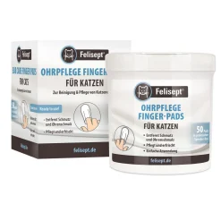 Felisept Tampons pour le soin des oreilles pour chats, 50 pièces^ Soins Pour Yeux & Oreilles|Soin