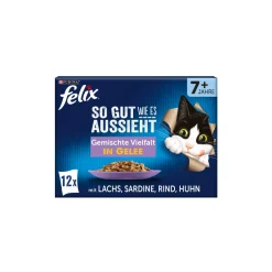 Felix Aussi bon que beau Senior 12 x 85 g^ Nourriture Humide