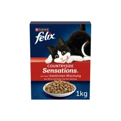Felix Countryside Sensations Bœuf & Poulet 1 kg^ Croquettes Pour Chat