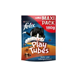 Felix Play Tubes 5 x 180 g Goût de poulet et de foie^ Friandises