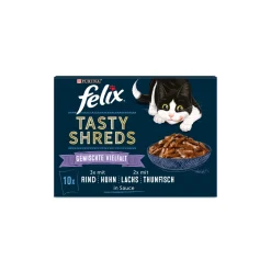 Felix Tasty Shreds 80 x 80 g^ Nourriture Humide