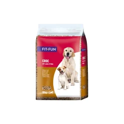 FIT+FUN nourriture sèche adulte 10 kg Agneau et riz^ Croquettes