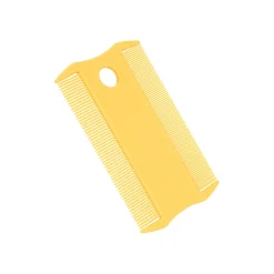 FIT+FUN Peigne anti-puces jaune^ Protection Contre Les Tiques Et Parasites|Soins De Pelage