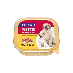FIT+FUN Pâtée à la dinde et au poulet 9x300 g^ Nourriture Humide