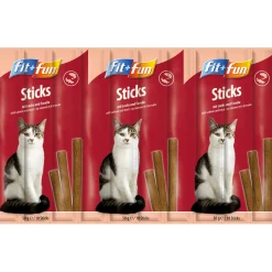 FIT+FUN Sticks 25 x 10 pièces Saumon et truite^ Friandises