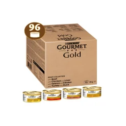 GOURMET Gold Bouchées tendres Aliments humides pour chats Mix 96x85g^ Nourriture Humide