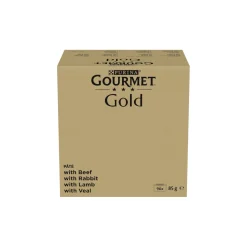 GOURMET Le pâté fin Gold, aliment humide Mix pour chats 96 x 85 g^ Nourriture Humide