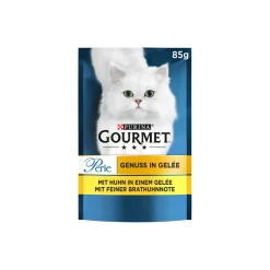 GOURMET PURINA Perle Délicieux en gelée 26 x 85 g Poulet^ Nourriture Humide