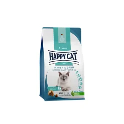 HAPPY CAT Croquettes pour chats adultes Care, estomac et intestins 300 g^ Croquettes Pour Chat