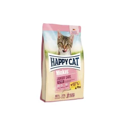HAPPY CAT Minkas Croquettes Chat Junior, Care, Volaille 1,5 kg^ Croquettes Pour Chat