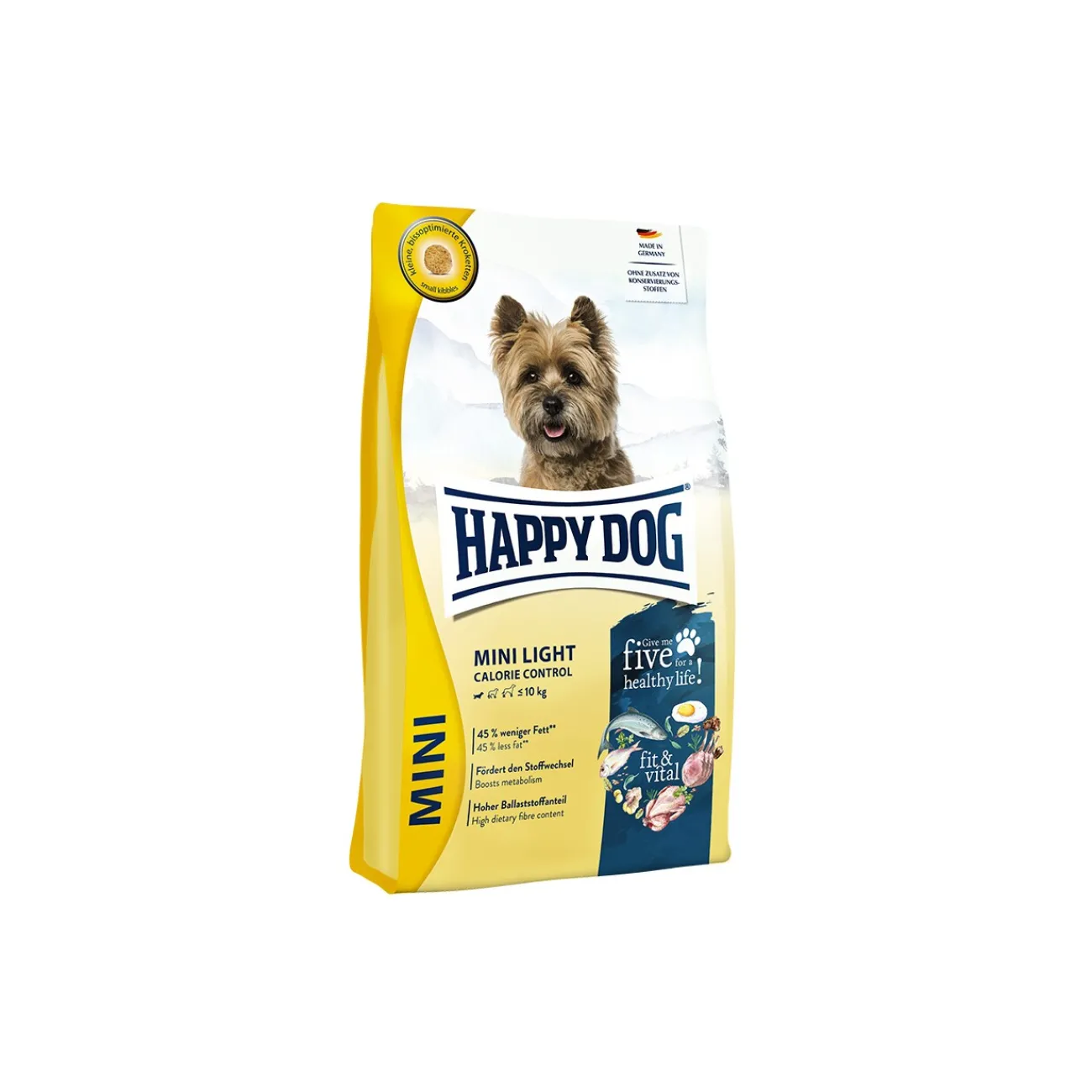HAPPY DOG fit & vital Croquettes Chien Adulte, Mini Light 800 g^ Croquettes