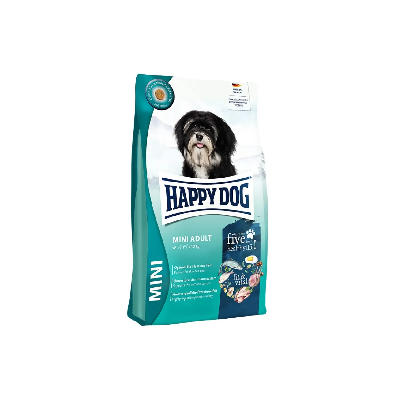 HAPPY DOG fit & vital Croquettes Chien Adulte, Mini 800 g^ Croquettes