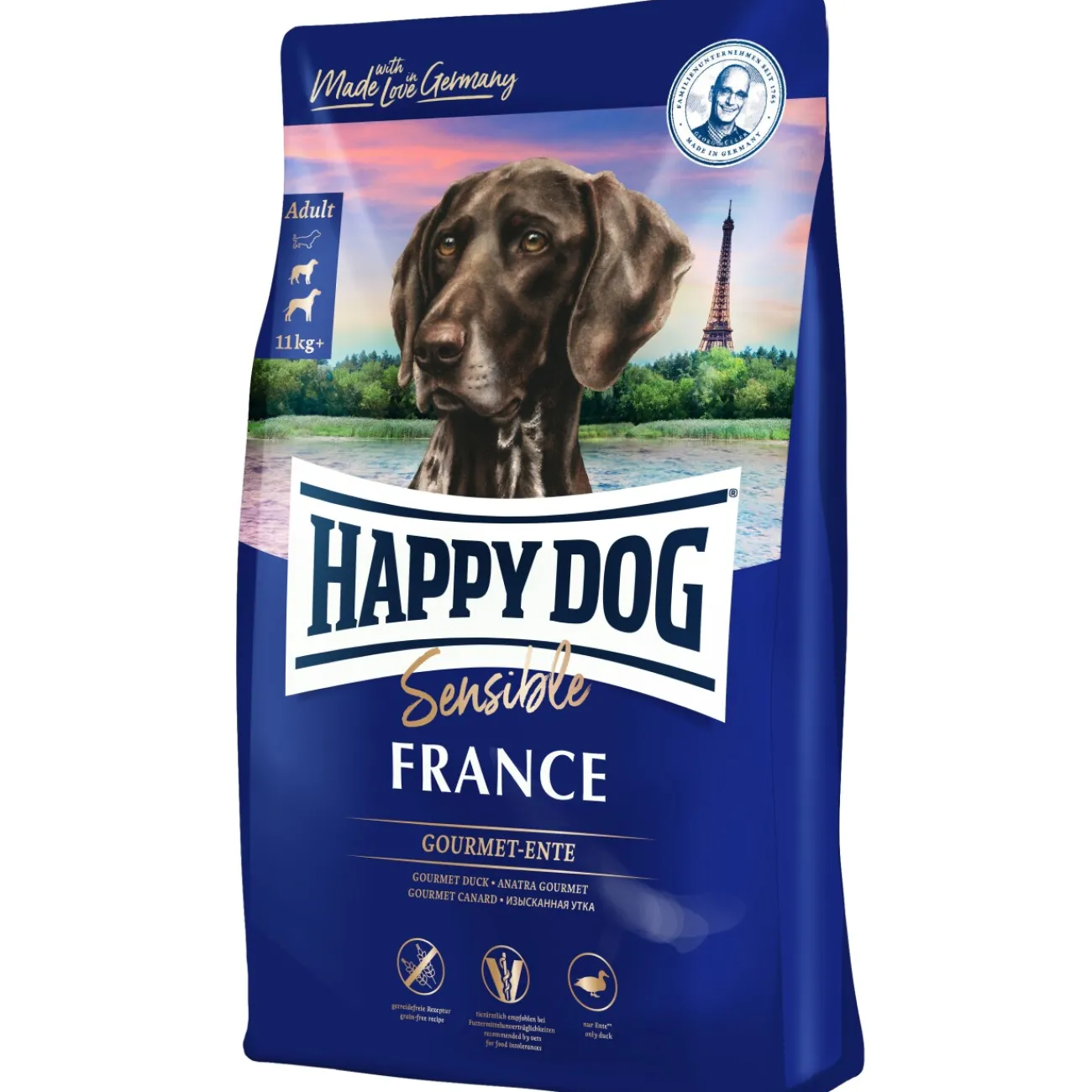 HAPPY DOG Sensible Croquettes Chien Adulte, France 4 kg^ Croquettes