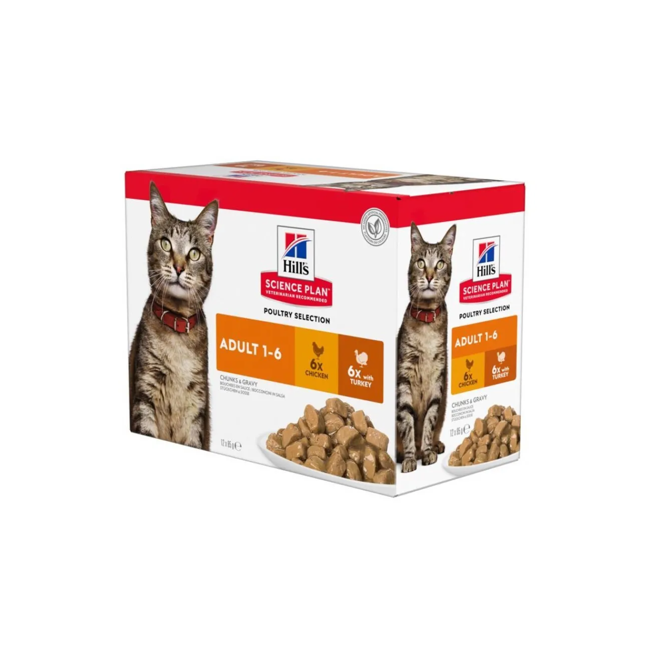 Hill's Science Plan Adulte Dinde et poulet 12x85 g^ Nourriture Humide